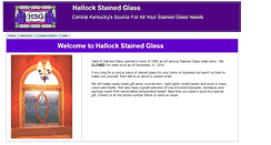 Desktop Screenshot of hallockstainedglass.com